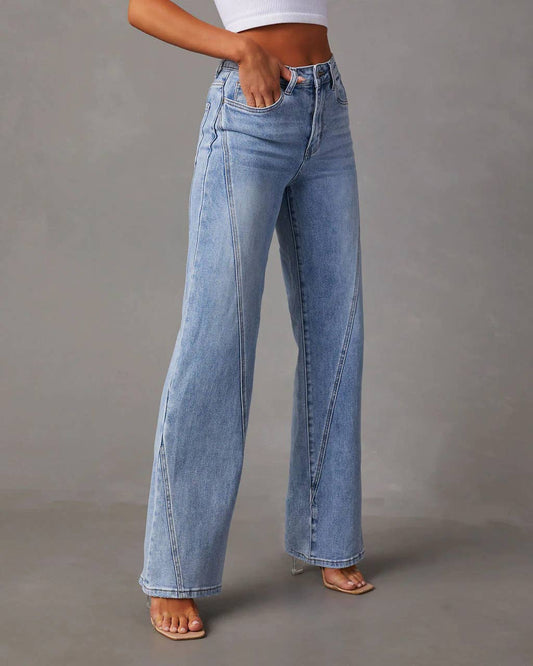 Hidden Blues - High Rise Light Washed Jeans